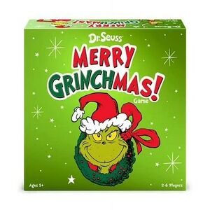 Dr Seuss MERRY GRINCHMAS Funko Who-ville Christmas Holiday Board Game The Grinch